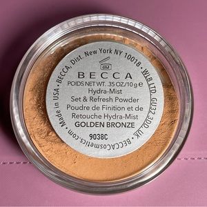 BECCA - Hydra-Mist Set & Refresh Powder - GOLDEN BRONZE - Brand new and sealed